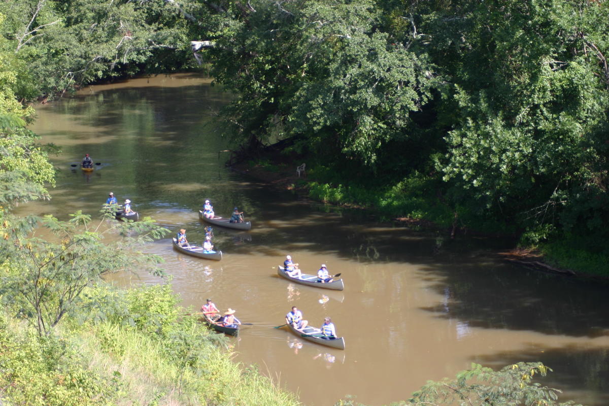 Canoeing the Oconee