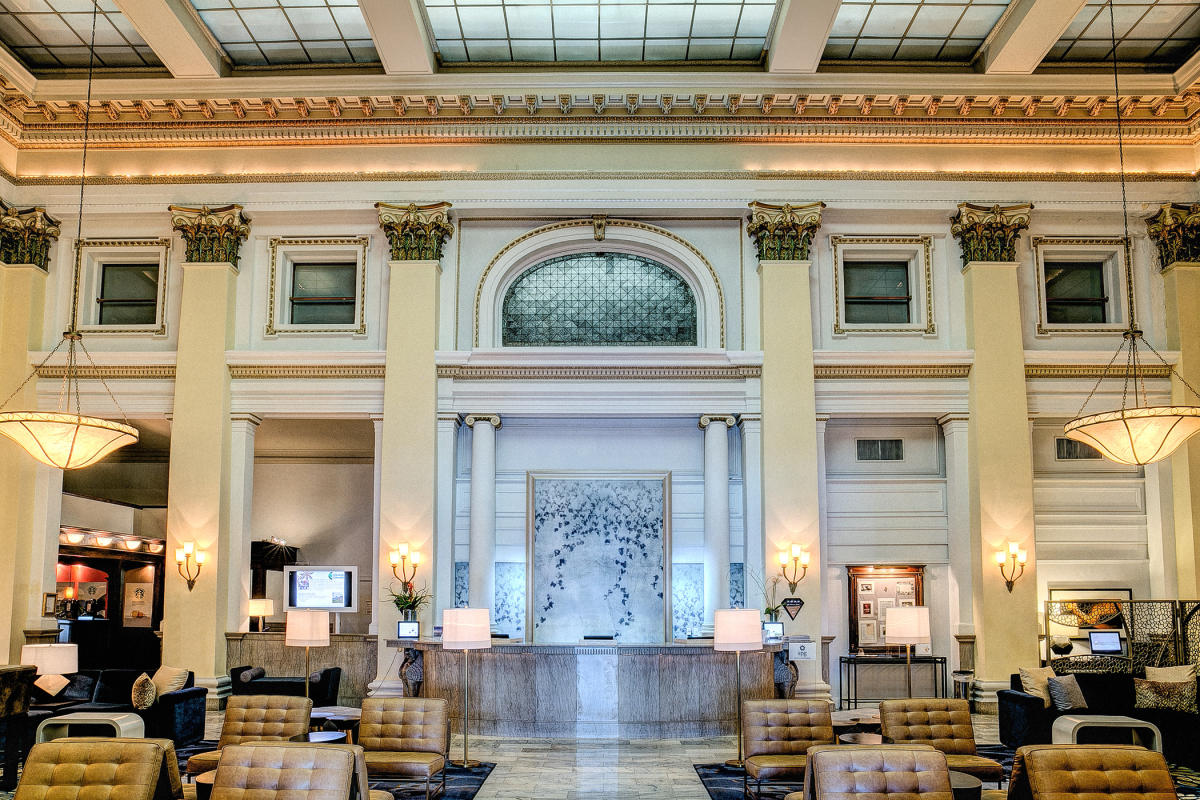 The Westin in Columbus features decadence and ornate design features.