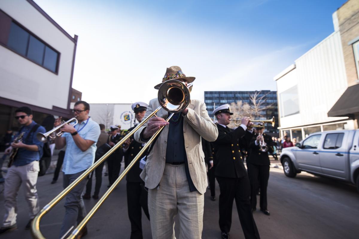 Eau Claire Jazz Festival's 52nd Street in downtown Eau Claire