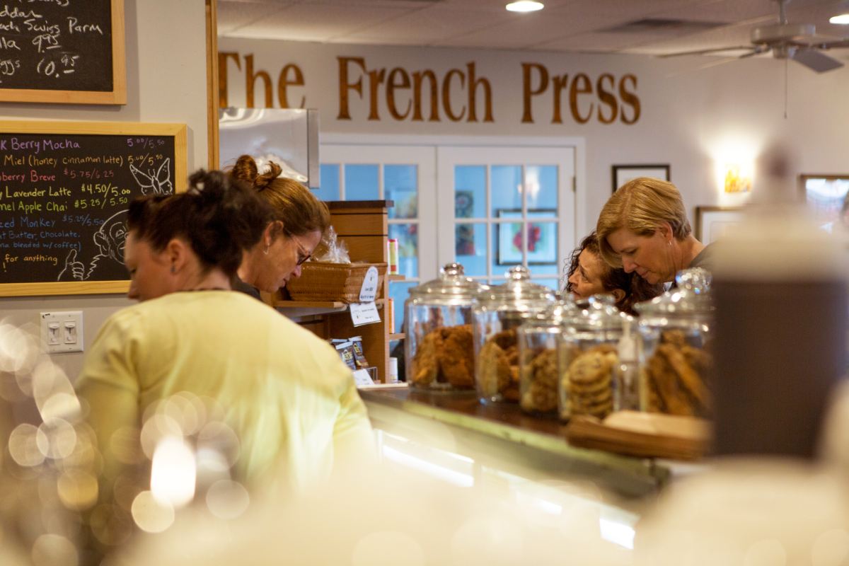 The French Press interior