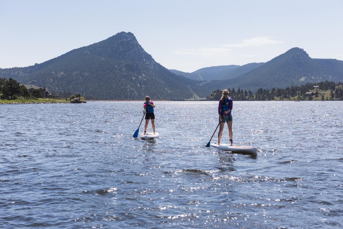 Stand Up Paddle Boarding Lake Estes