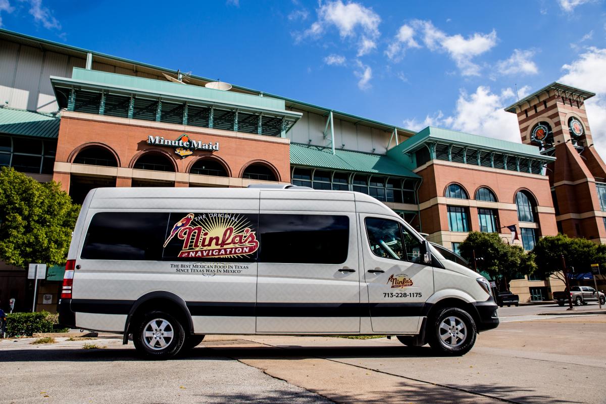 Ninfa's Truck in front of Minute Maid Park