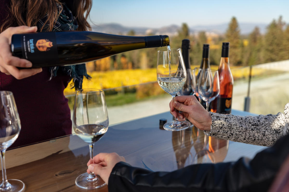 Tantalus Vineyards Wine Tasting - During Fall