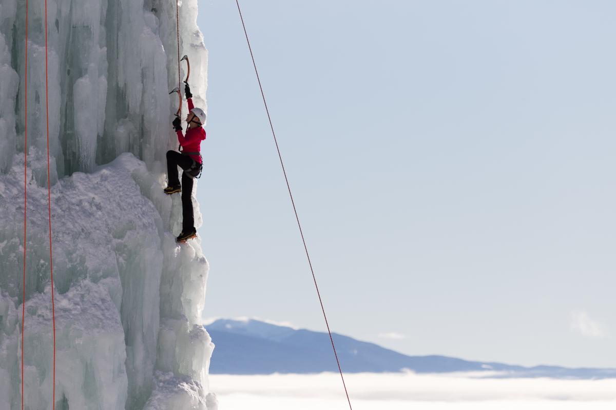 Ice Climbing at Big White