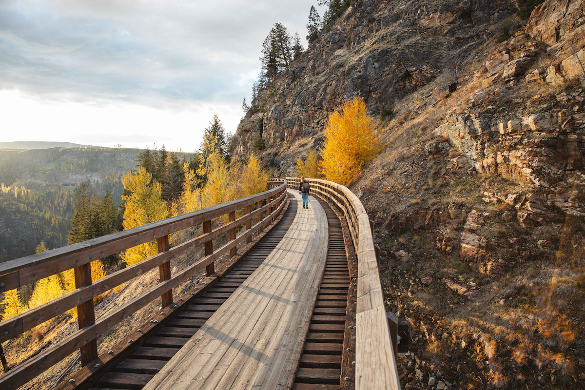 Myra Canyon Trestles in the Fall