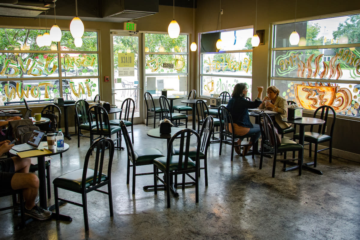 Black Cafe Interior