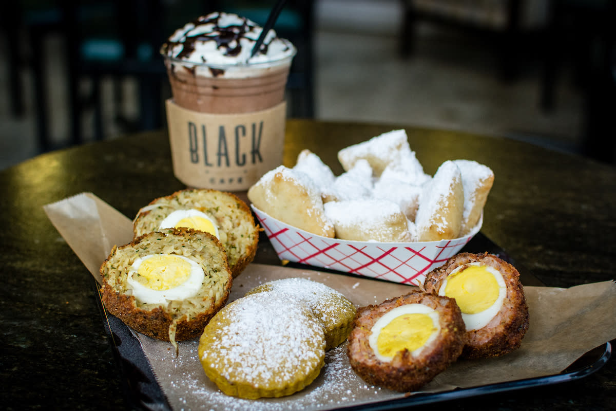 Black Cafe Scotch Egg