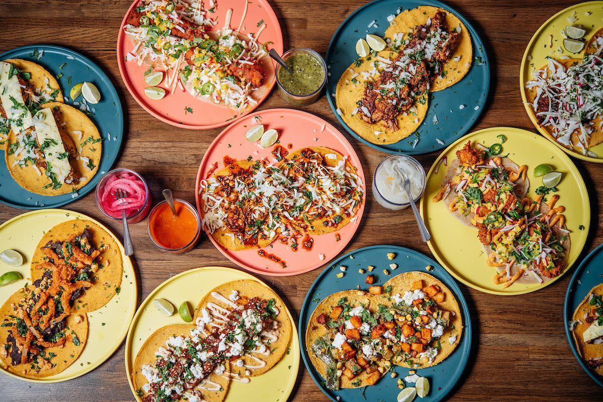 An assortment of tacos from Tula Tacos & Amigos in Lafayette, LA.