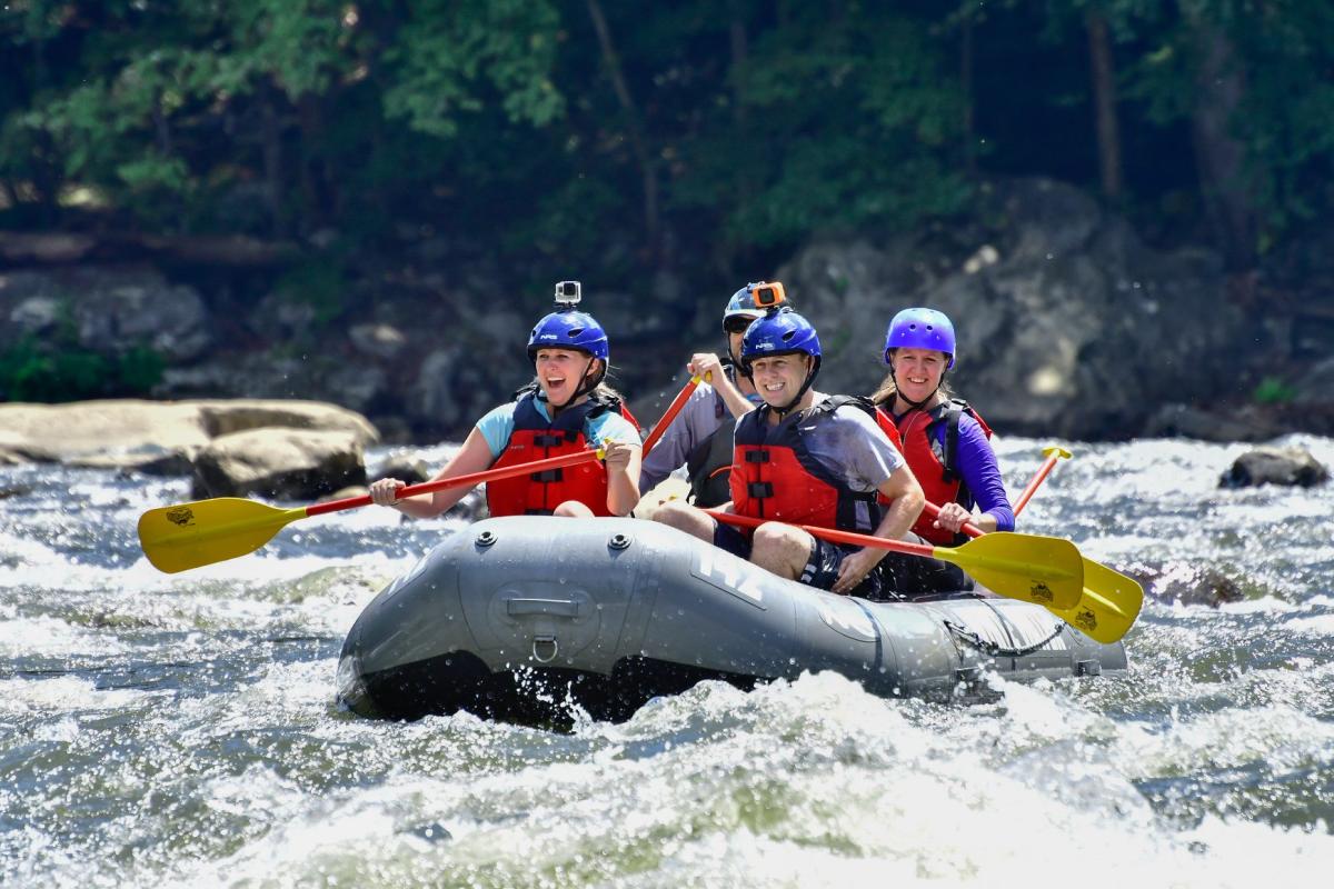 Whitewater rafting on the Yough