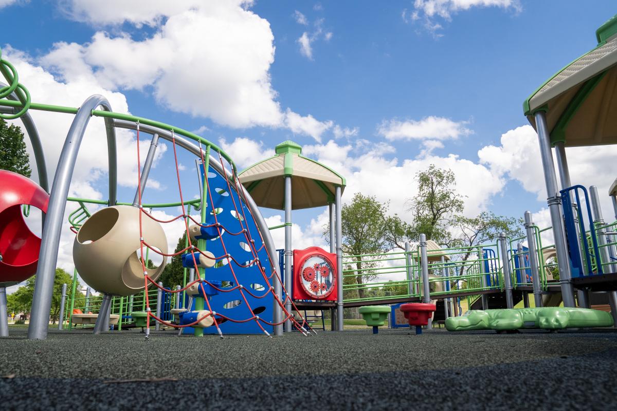 The playground at Elver Park