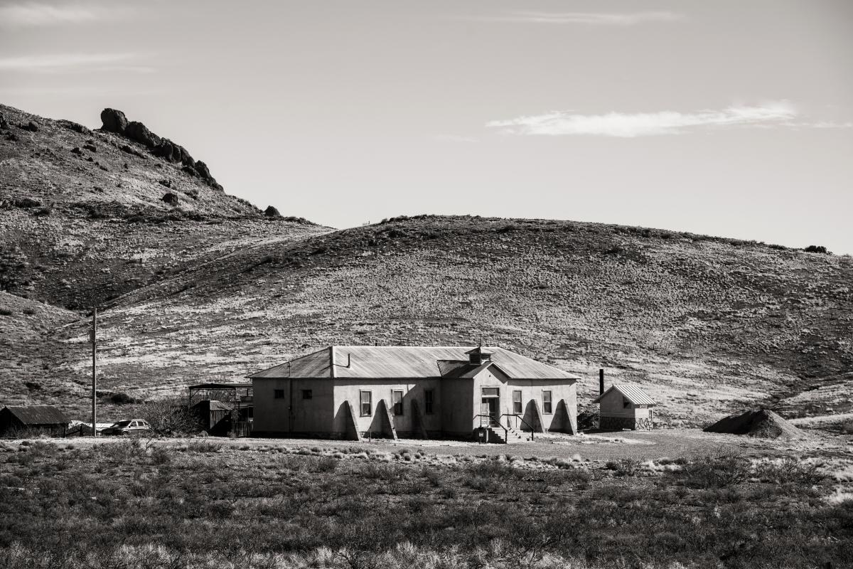 The exterior of Kingston's schoolhouse turned museum