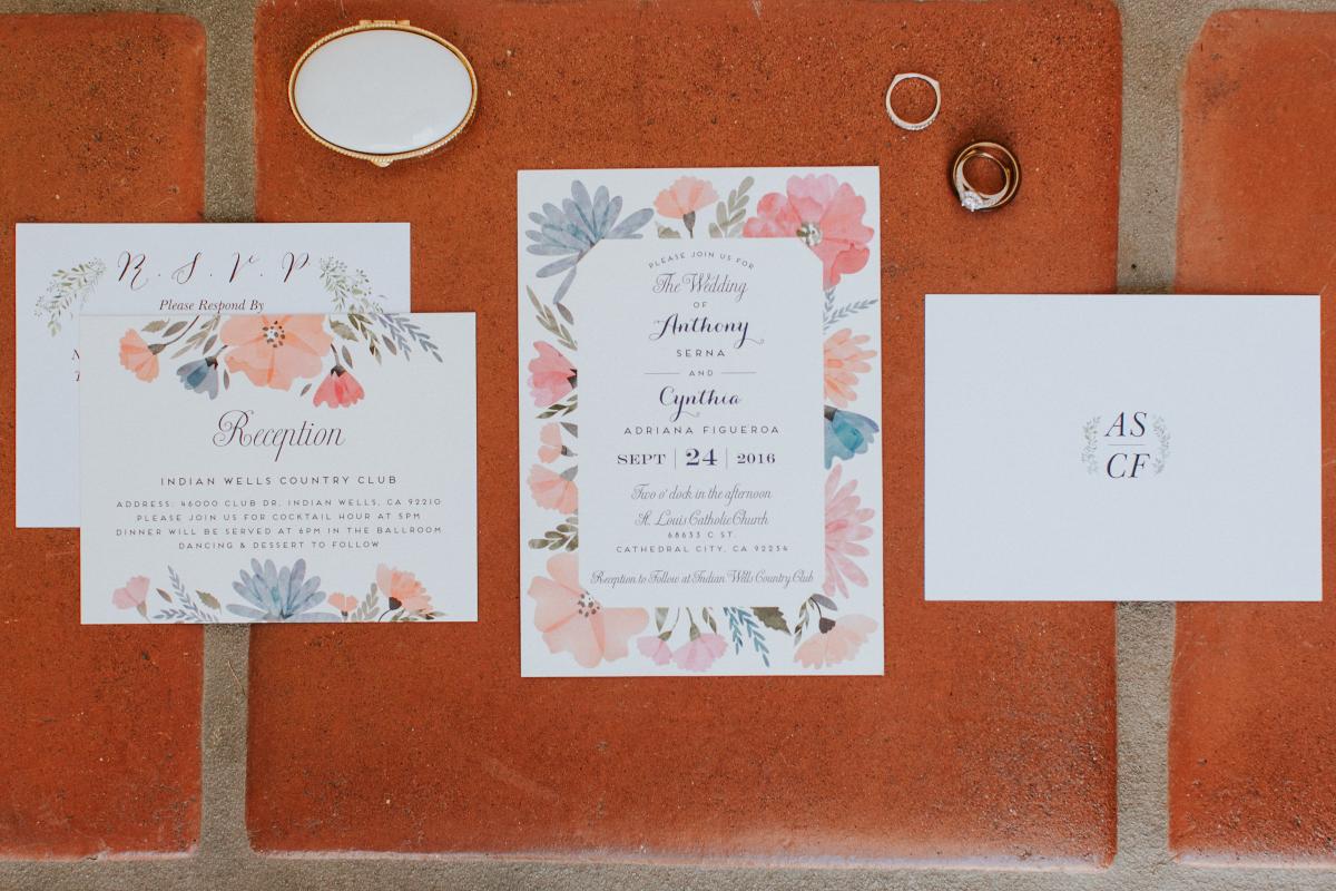 Palm Springs Wedding Invitations