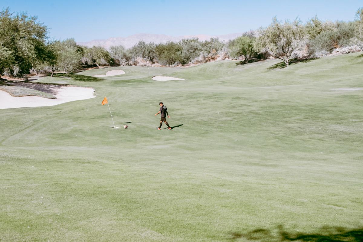 Footgolf at Desert Willow Resort