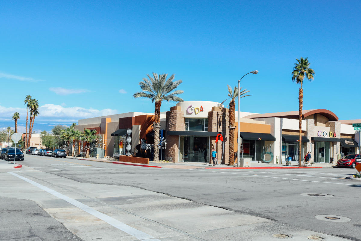 PALM DESERT, CA - NOVEMBER 22: El Paseo Shopping District On