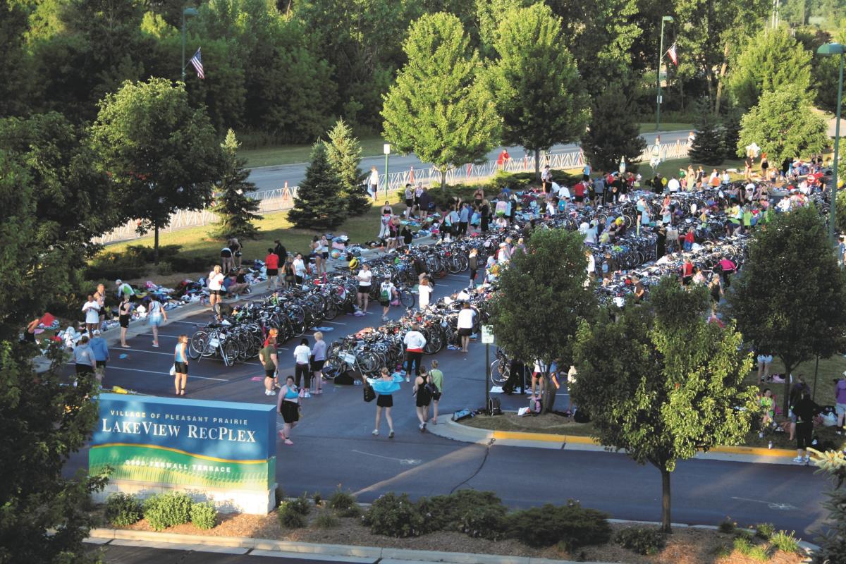 Trek Triathlon transition stage