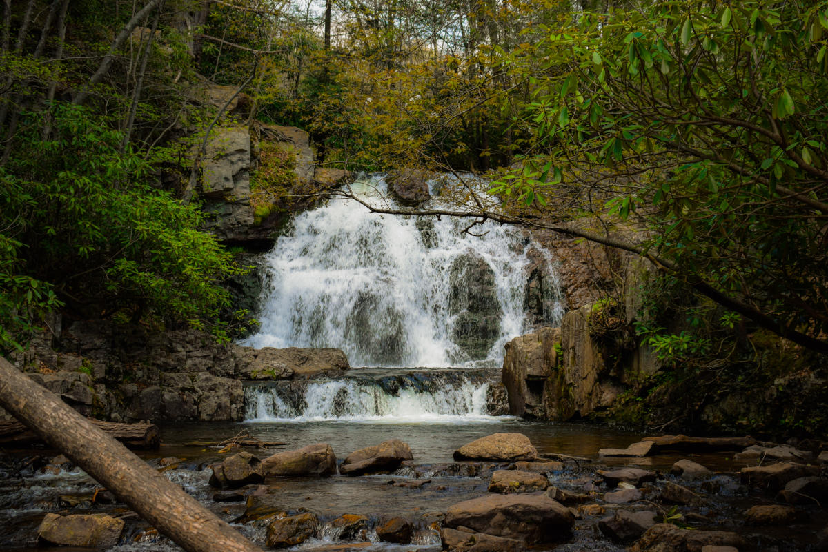 Visit Hickory Run State Park to see Hawk Falls
