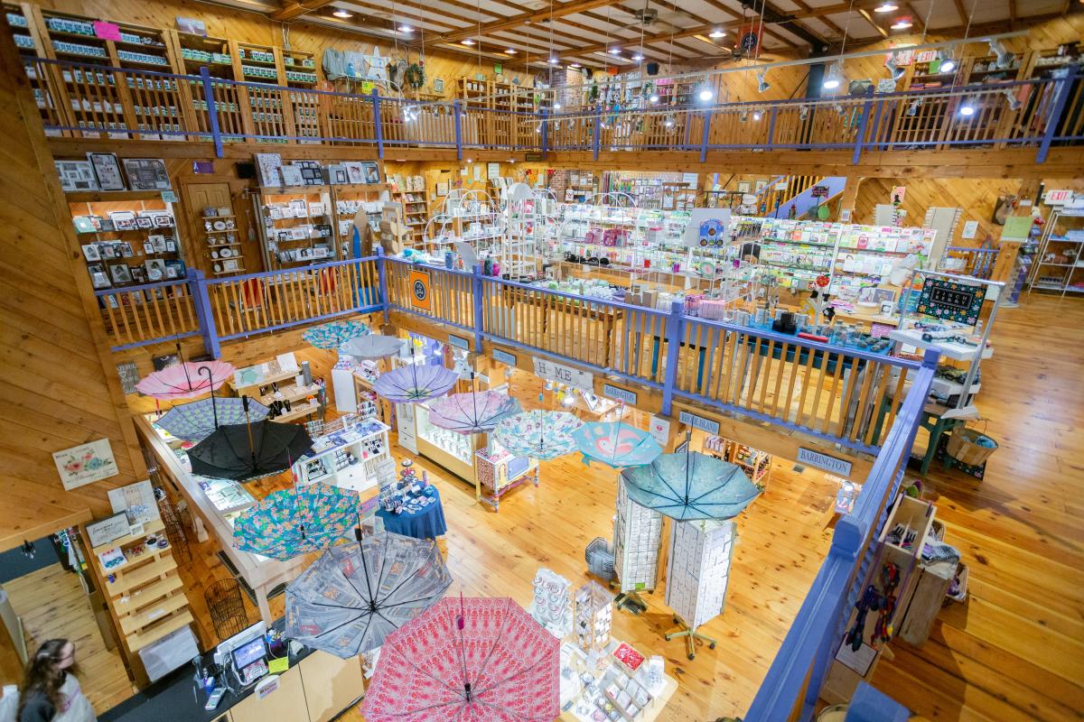 Interior of Imagine Gift Shop in Providence RI