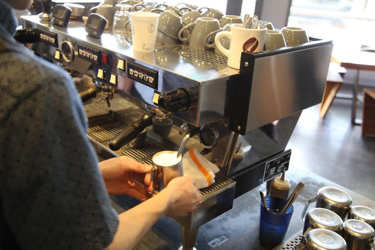 Coffee Latte Brewing