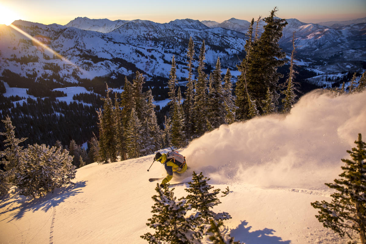 Tyson McDonald Skiing at Brighton