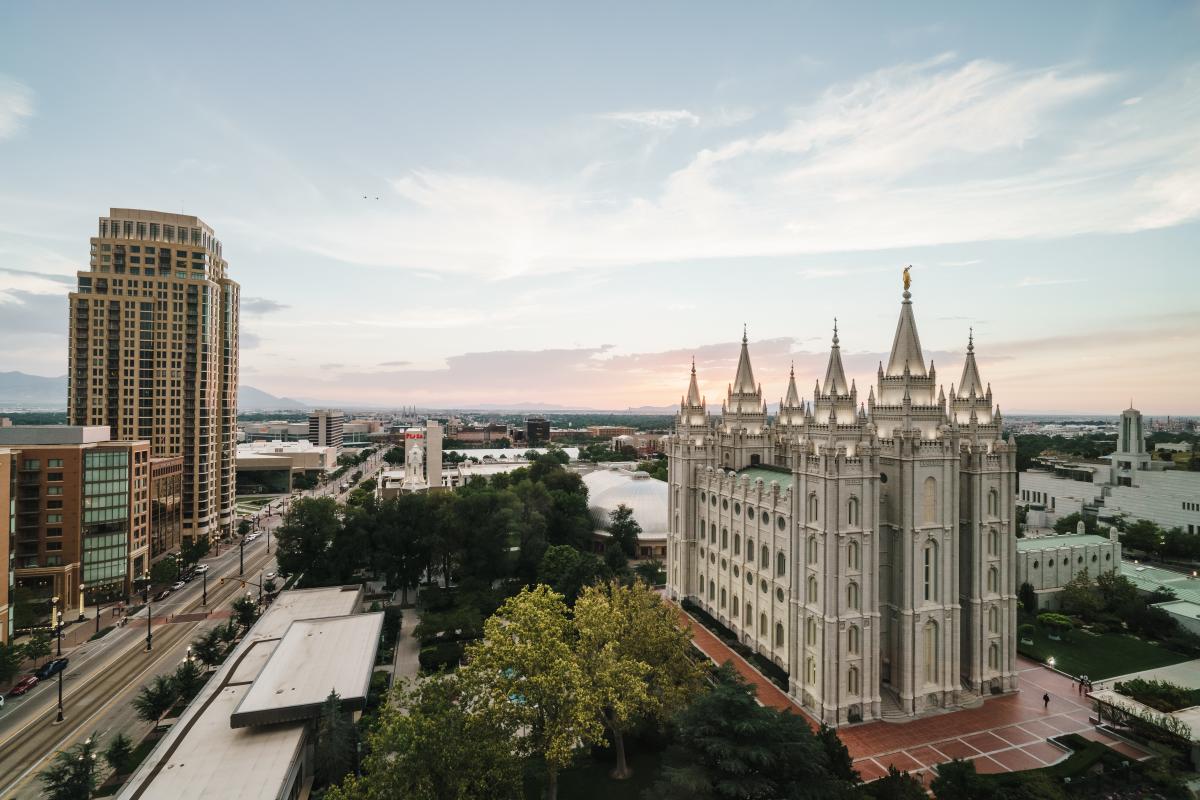 Temple Square in Salt Lake City