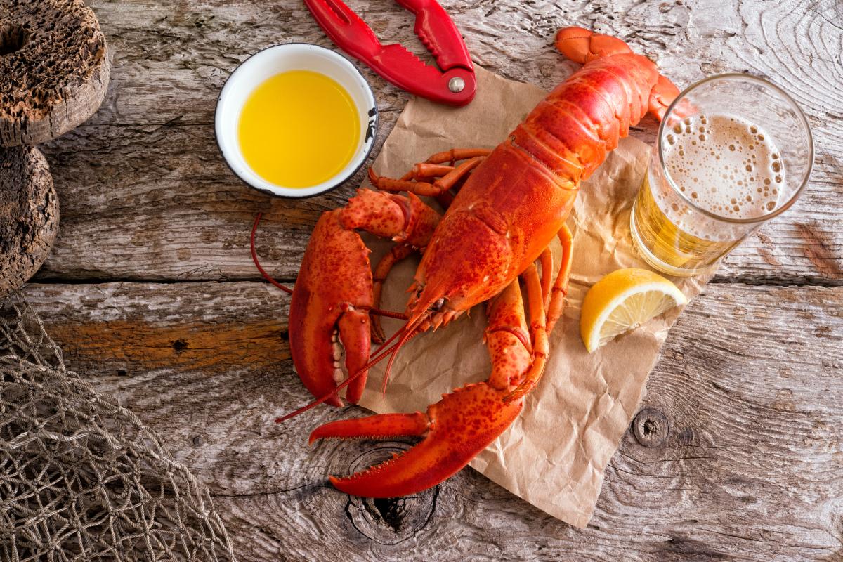 Lobster and beer