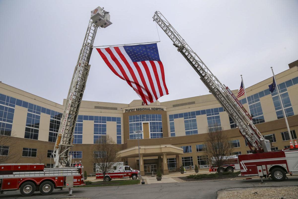 Firefighters pay tribute