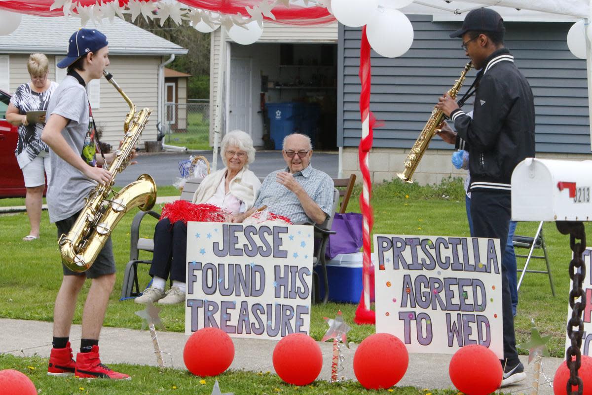 72 year anniversary of Highland couple