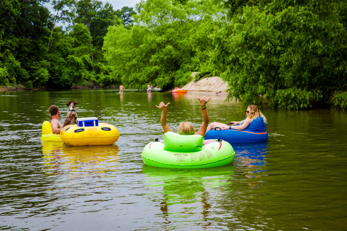 Tubing with Louisiana River Adventures