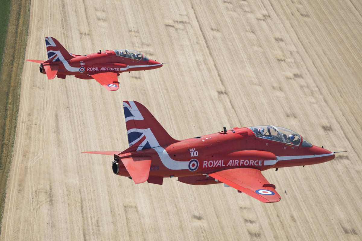The Red Arrows Preshow Check Are Underway For The 2019