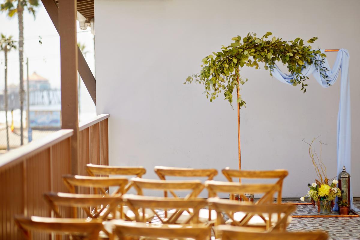 Wedding venue at the Kimpton Shorebreak Resort in Huntington Beach