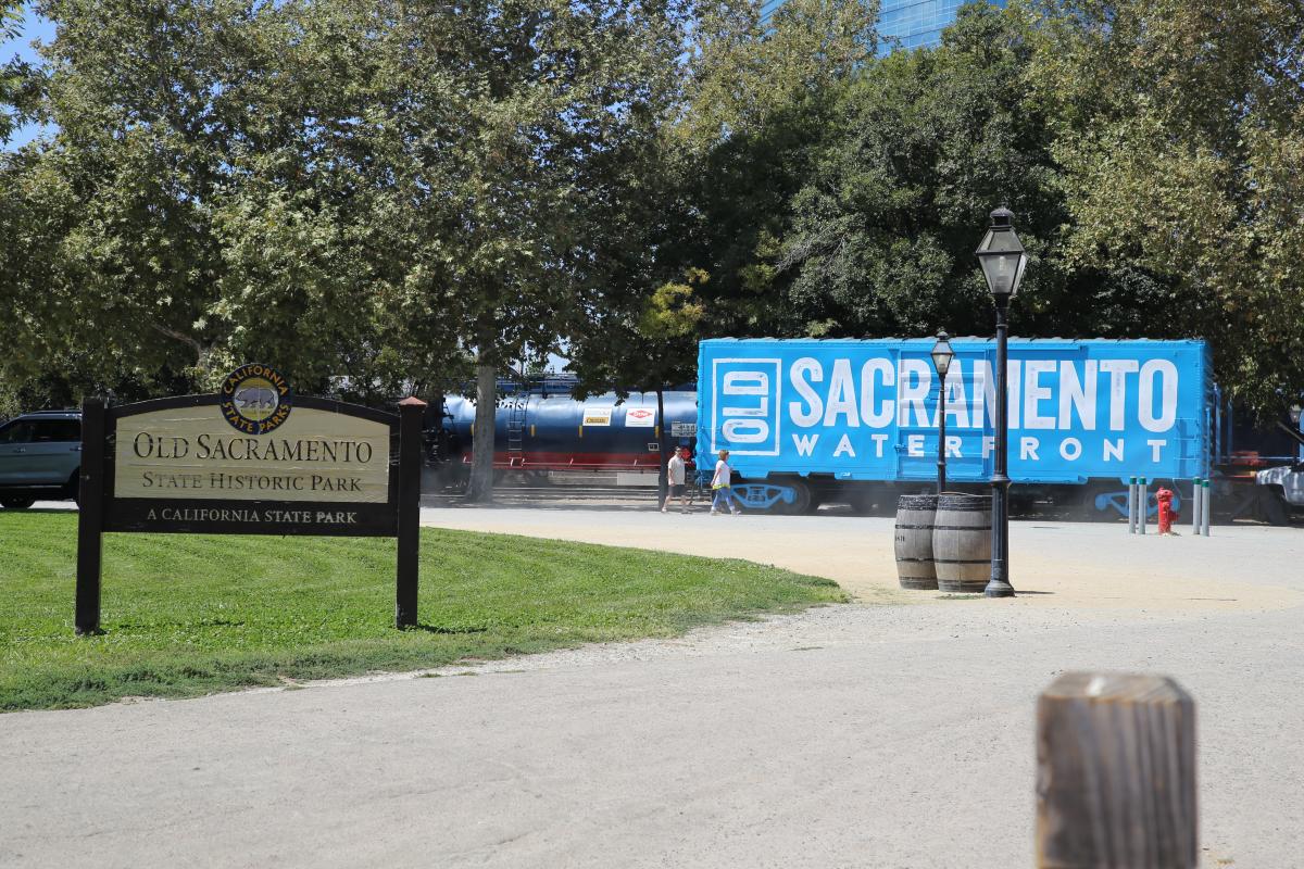 Old Sacramento Waterfront Boxcar