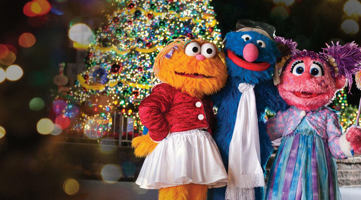 Then, at the end of each November, Sesame Place transforms into a one-of-a-kind Christmas wonderland with millions of twinkling lights and festive decorations during A Very Furry Christmas. See special Christmas shows and visit with Santa in his workshop!