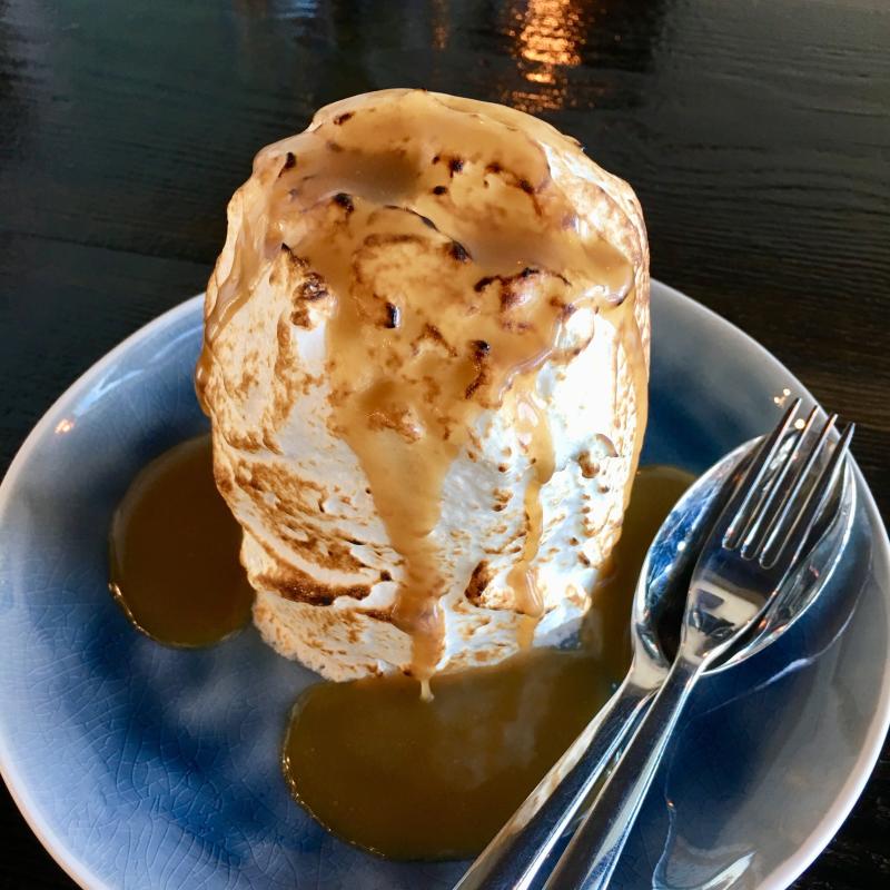 QB Gelato: Sticky Toffee Pudding Baked Alaska