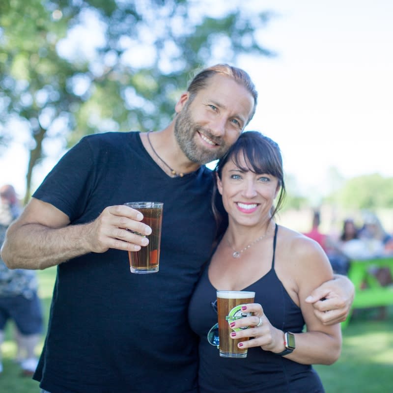 Franksville Beer Garden Couple