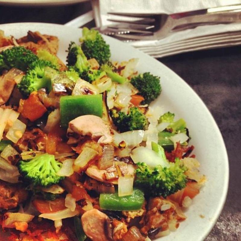 Tempeh hippie hash at Fleetwood Diner