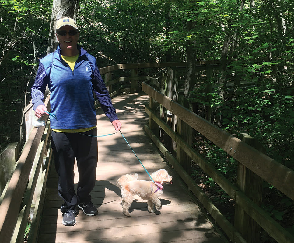 Haley Collins Succession Trail dog