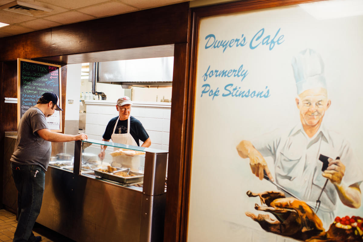 Dwyer's Cafe Serving Plate Lunches