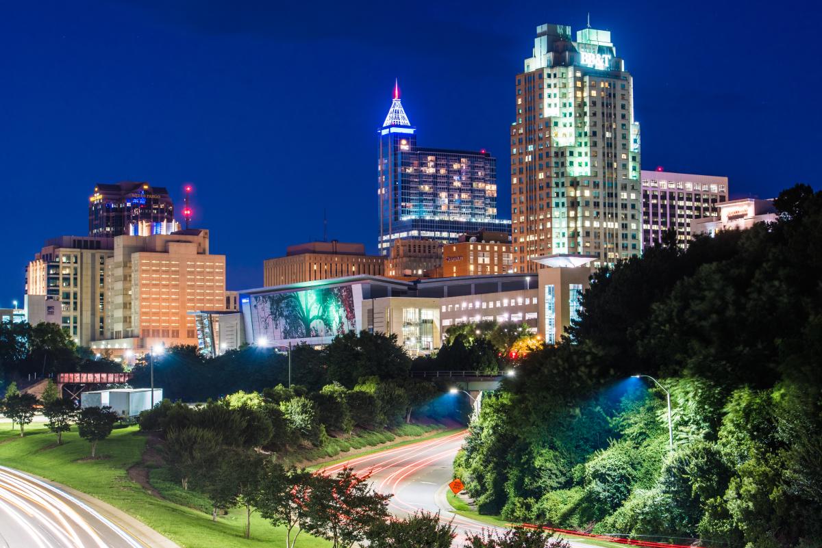 Downtown Raleigh skyline