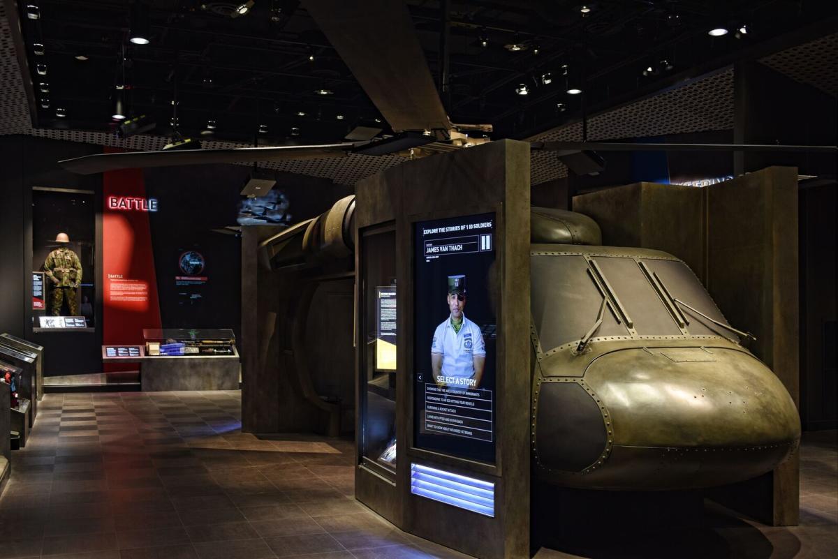 Interior of the Illinois Aviation Museum in Bolingbrook, IL