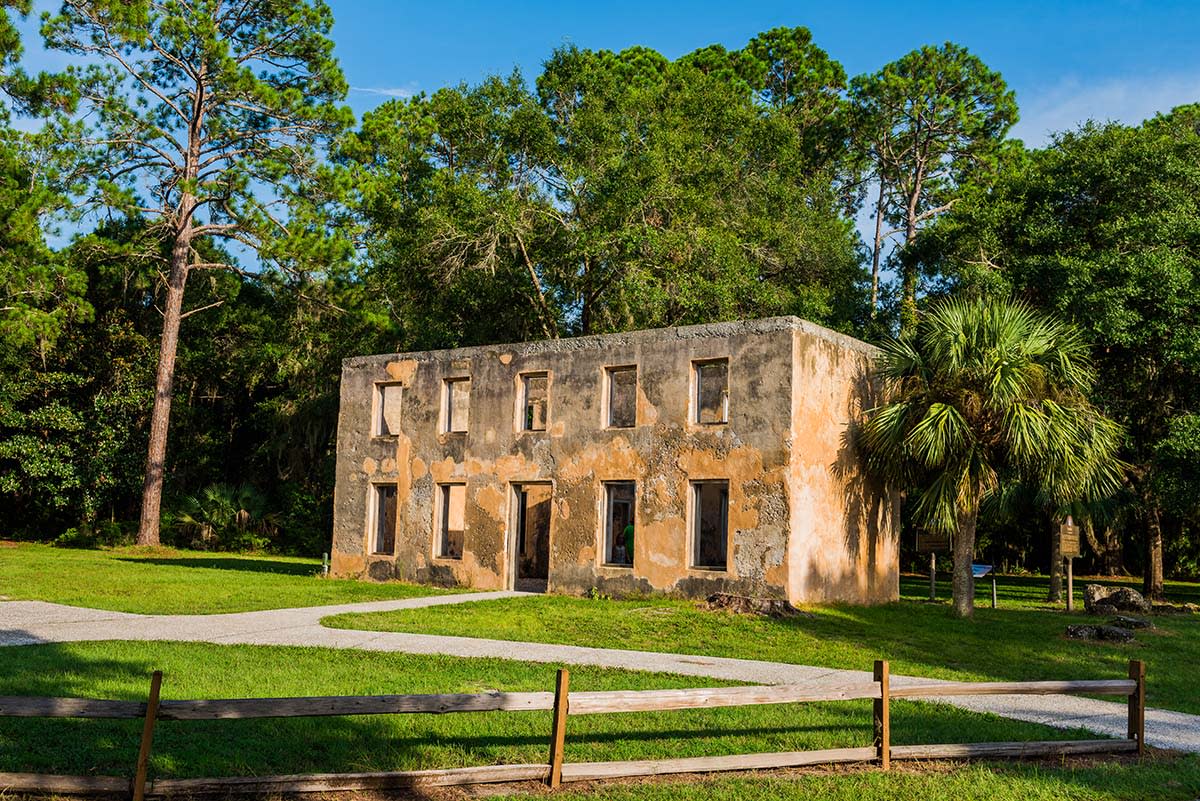 The historic Horton House ruins are made of original tabby and can be found on Jekyll Island, GA