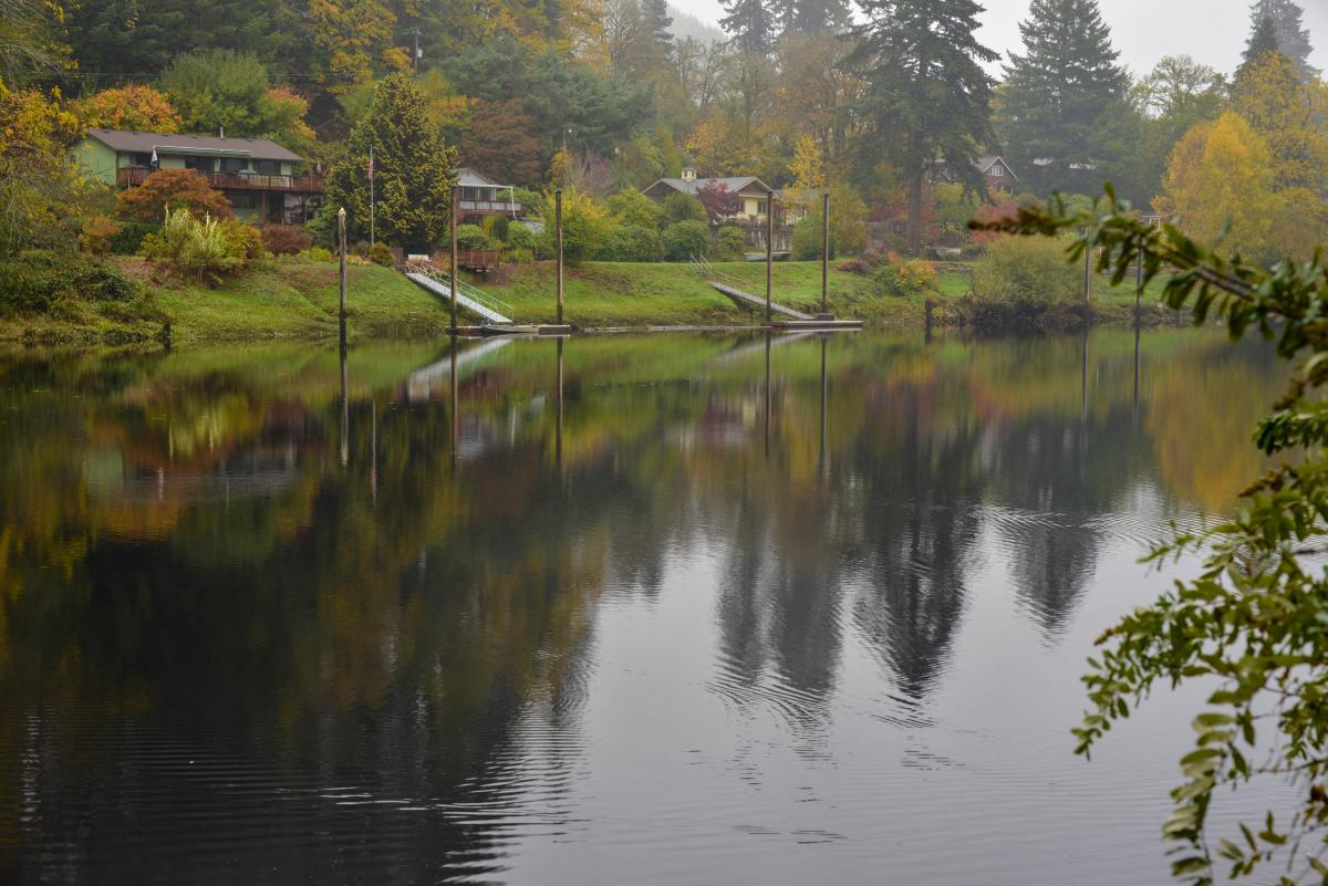 Mapleton on the Siuslaw River by Melanie Griffin Mapleton on the Siuslaw River by Melanie Griffin