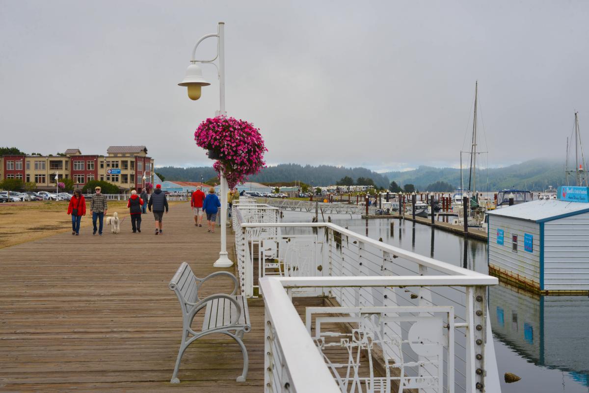 Florence Riverfront Boardwalk by Melanie Griffin Florence Riverfront Boardwalk by Melanie Griffin
