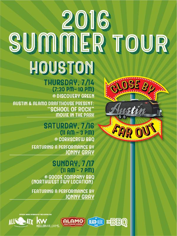 2016 Summer Airstream Tour Houston Event Poster