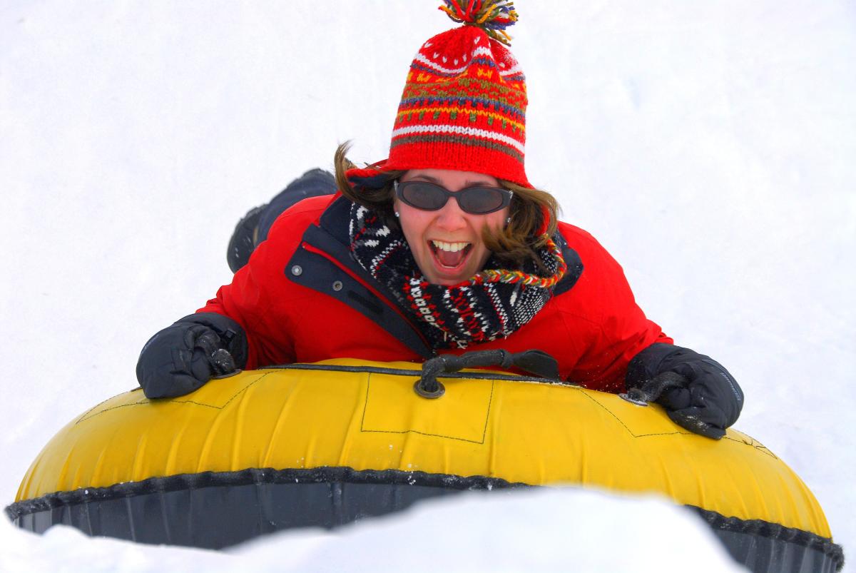 Snow Tubing in Western PA Laurel Highlands Ski Resorts with Family Tubing