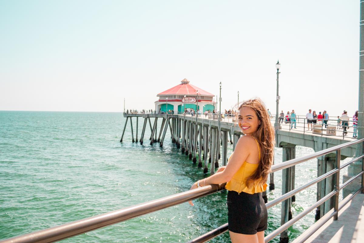 Huntington Beach Pier in Surf City USA