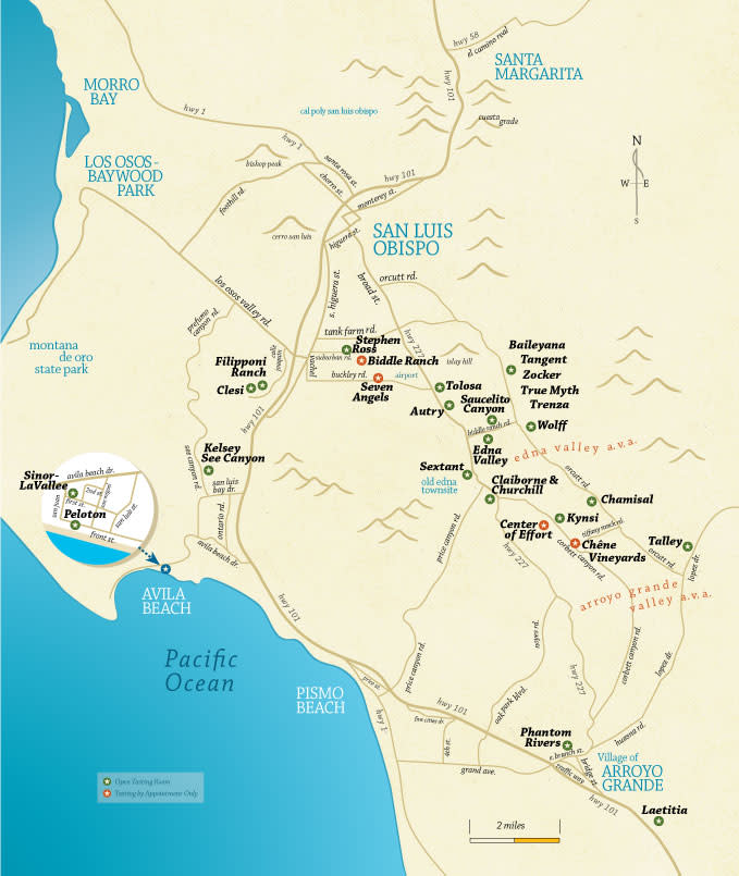 SLO Wine Map