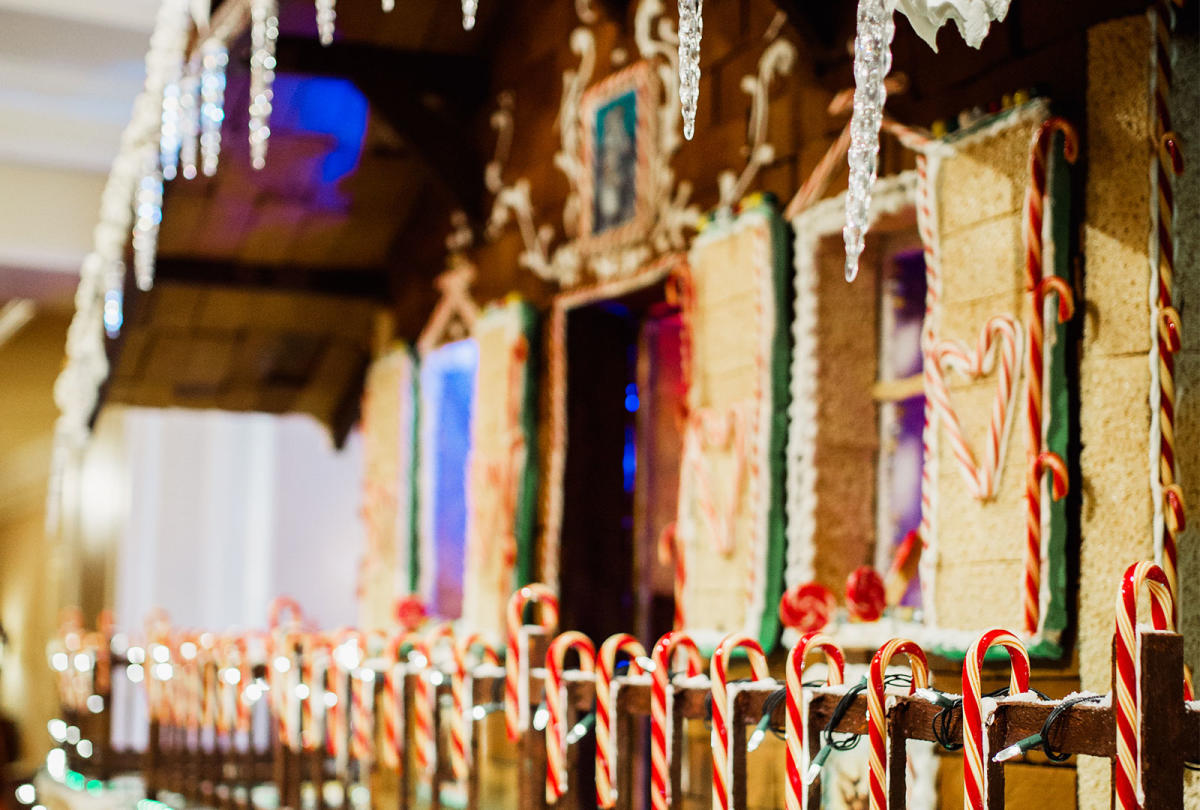 Giant Gingerbread House at The Grand America