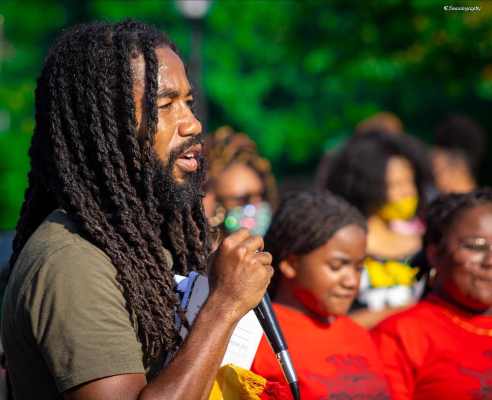 Juneteenth Celebration at Foster Park in Fort Wayne, photo from Tyrell Swain