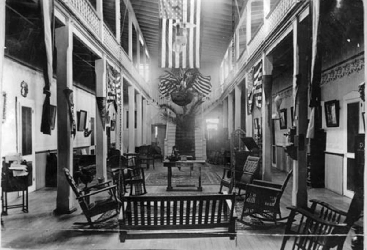 Interior of the Amador Hotel in Las Cruces, NM