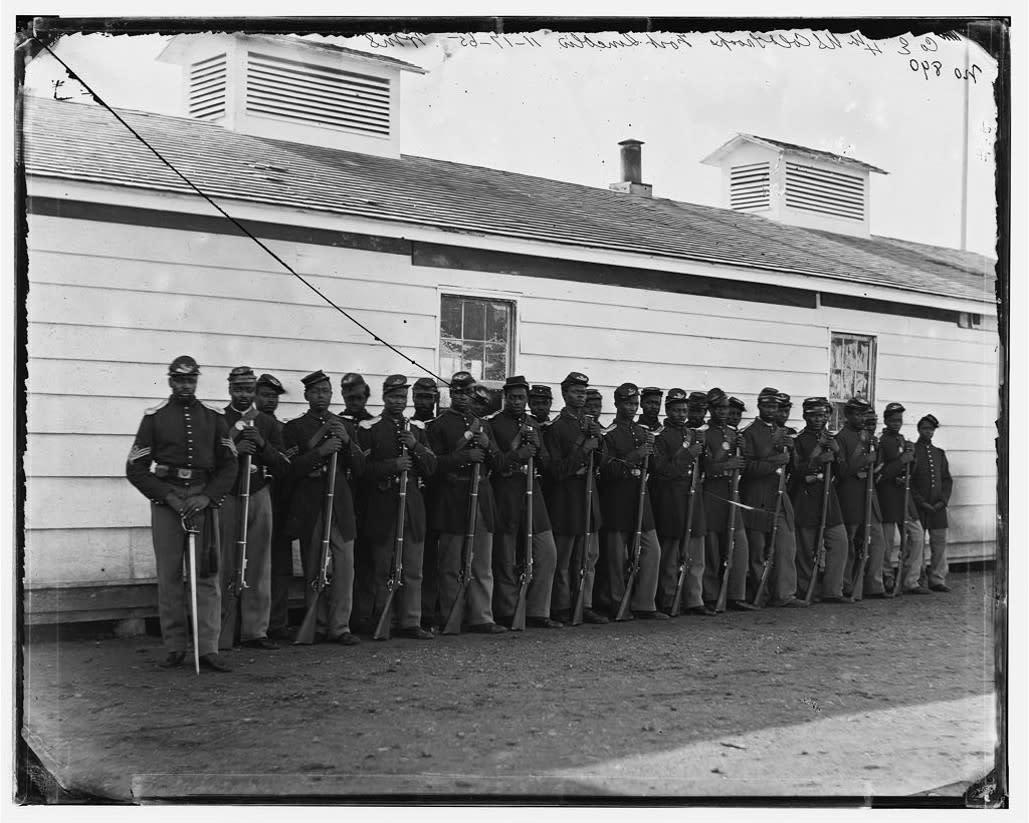 4th USCT at Camp Lincoln